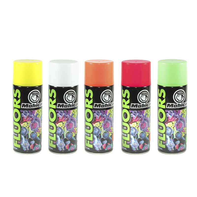 Pintura Spray Fluorescente Esmalte Mohican 400 Ml