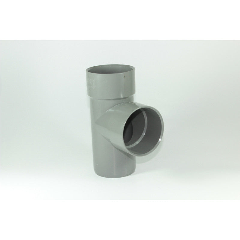 Tee 50 Mm Pvc Sanitario Gris