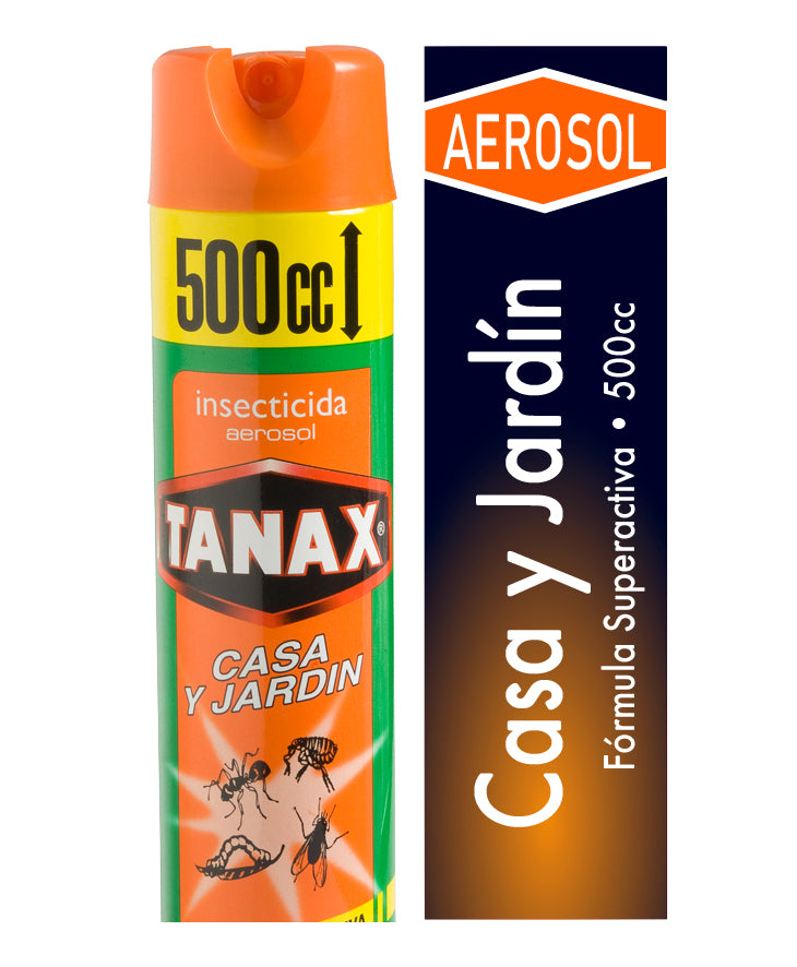 INSECTICIDA TANAX SPRAY CASA/JARDIN 500 CC