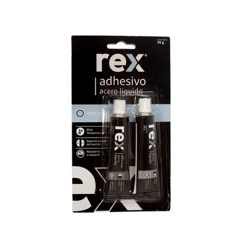 ACERO LIQUIDO GRIS ES-520 REX BLISTER 56 GRS