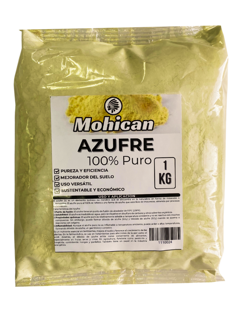 Azufre Mohican Bolsa 1 Kg