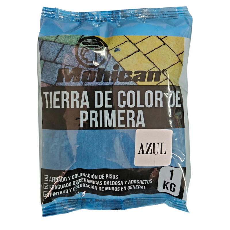 TIERRA DE COLOR AZUL DE PRIMERA BOLSA 1 KG