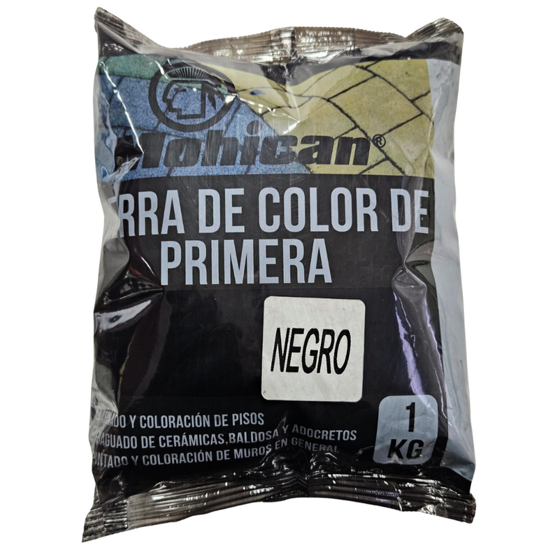 TIERRA DE COLOR NEGRO DE PRIMERA BOLSA 1 KG Mohican