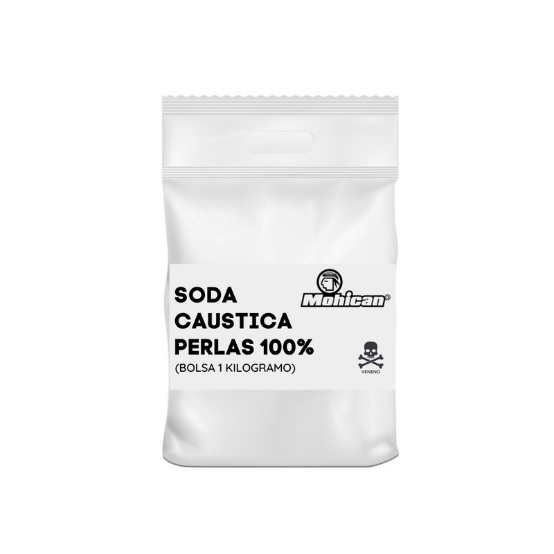 Soda Caustica En Perla Al 100 %  Bolsa 1 Kg