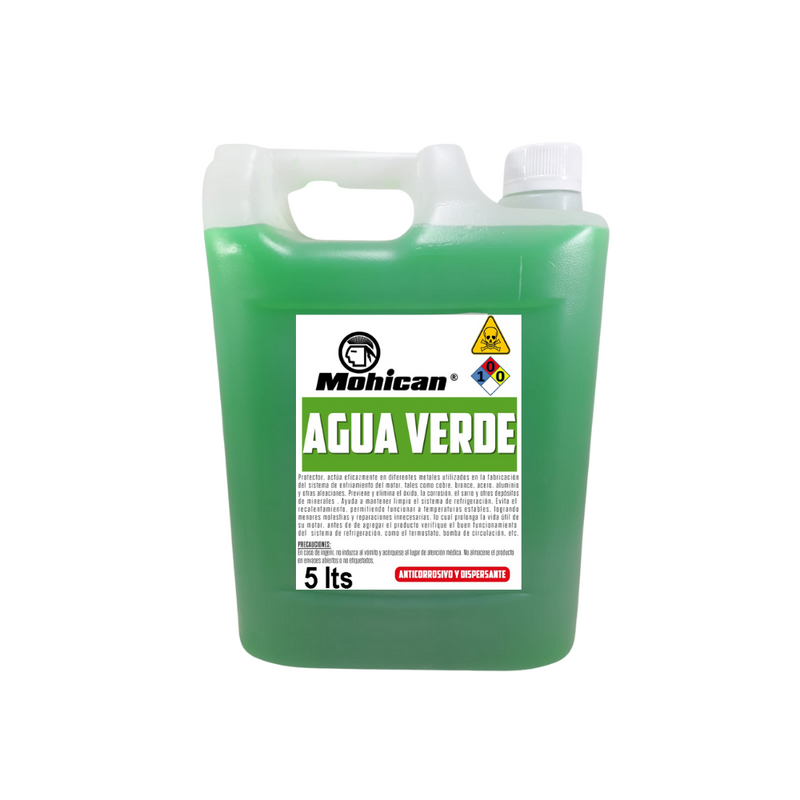 Agua Verde Bidon 5 Litros