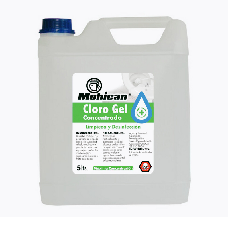 PROMO LAVALOZA  ULTRA CONC 5 LT + CLORO GEL  5 LT MOHICAN