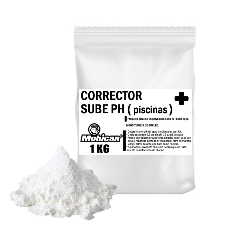 Sube Ph Para Piscinas Bolsa 1 kg Mohican