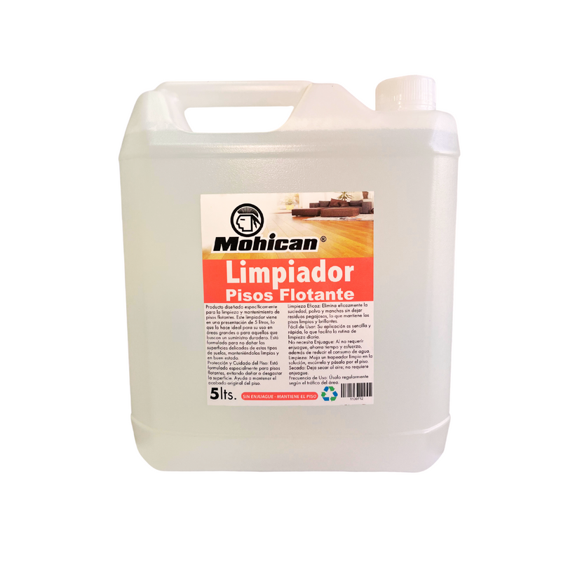 PACK LIMPIADOR PISO FLOTANTE 5L + CERA AUTOBRILLO 5L MOHICAN