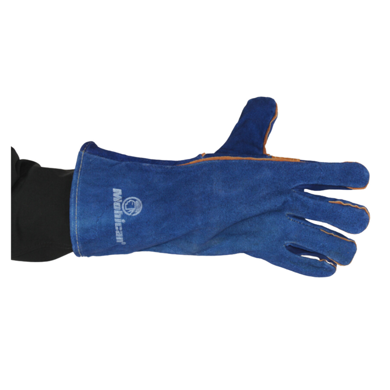 GUANTES SOLDADOR AZUL KEVLAR MOHICAN