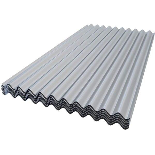 PLANCHA ZINC ALUM ONDUL. 0,35 MM X 851 MM X 3000 MM 1 UNIDAD