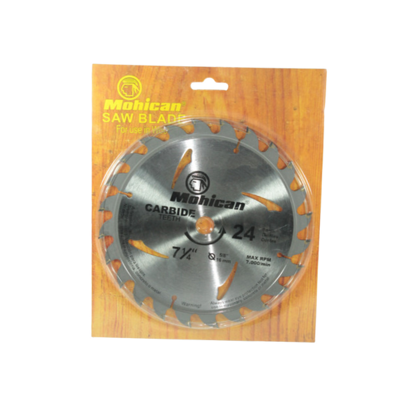 Disco De Sierra P/madera 7 1/4 ''x  24 Dientes Mohican