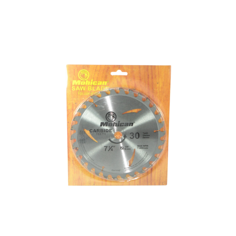 Disco De Sierra P/madera 7 1/4'' X  30 Dientes Mohican