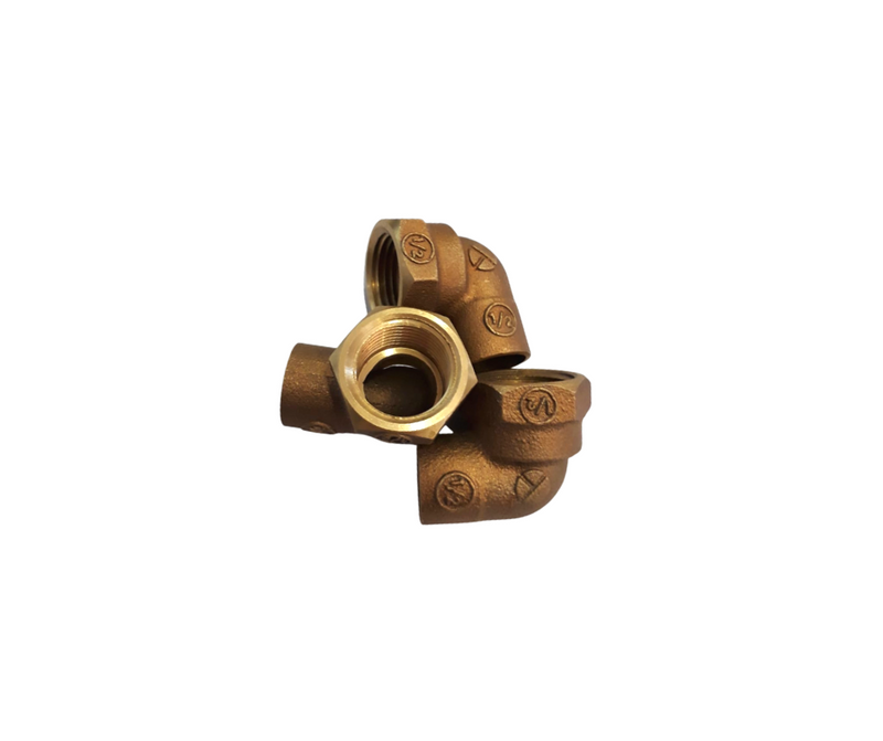 CODO BRONCE SO-HI 1/2" PACK 3 UNI