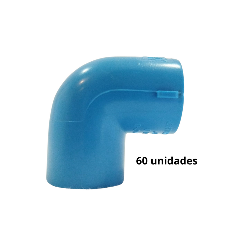 Codo 90° 25 Mm Pvc Hidraulico 60 Unidades