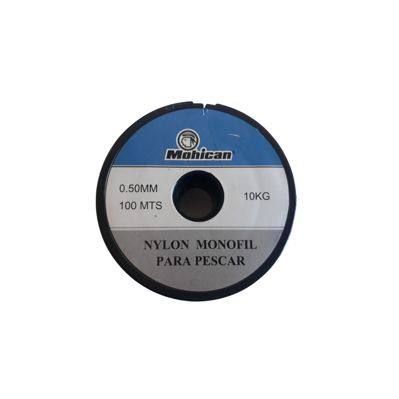 NYLON  MONOFIL MOHICAN PARA PESCAR 0,50 MM 100 MTS