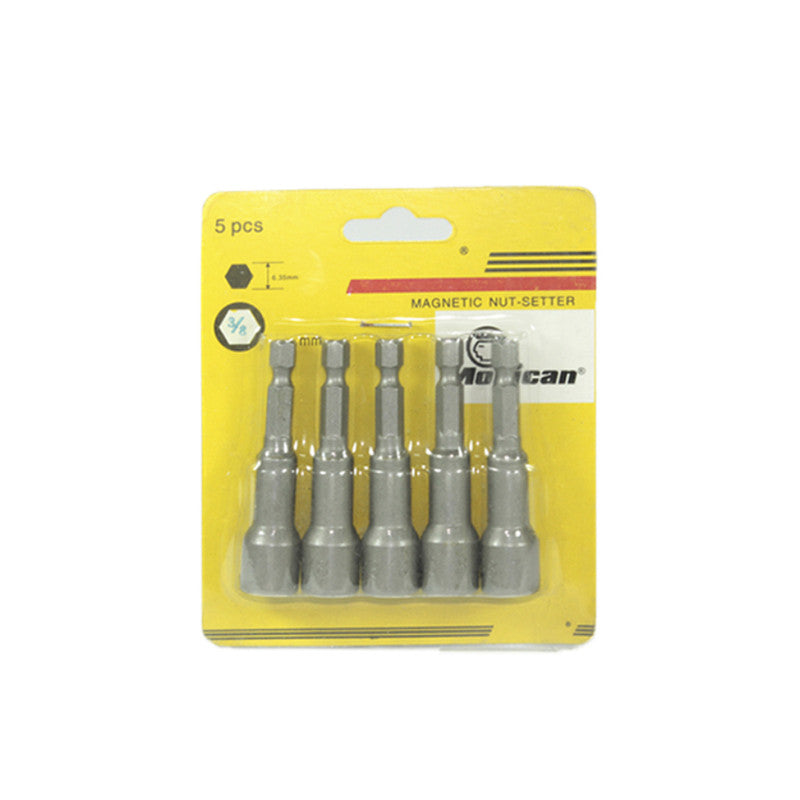 Set Adapt Magnet Cab.hex 1/4'  3/8 ' X 65mm 5 Pzas Mohican