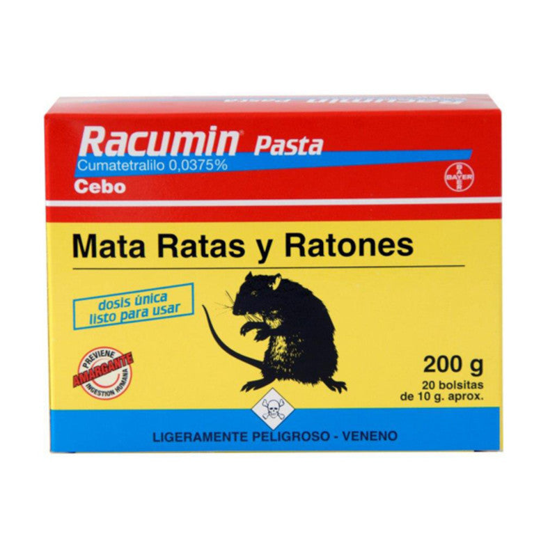 RATICIDA BAYER RACUMIN PASTA 200 GRS