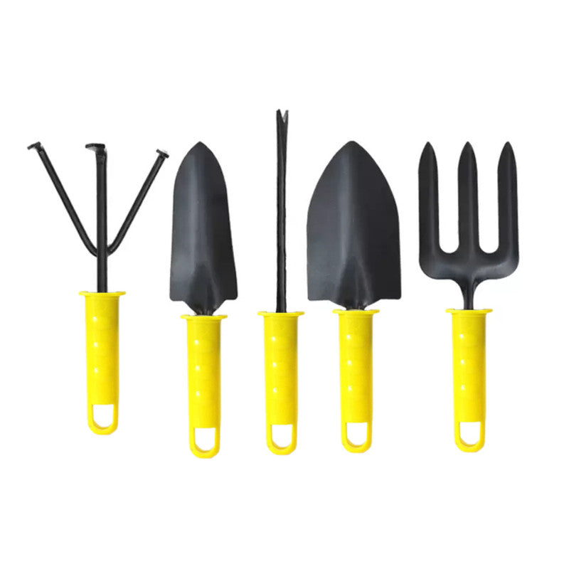 Set Herramientas Jardin 5  Pzas. Mango Plastico Mohican