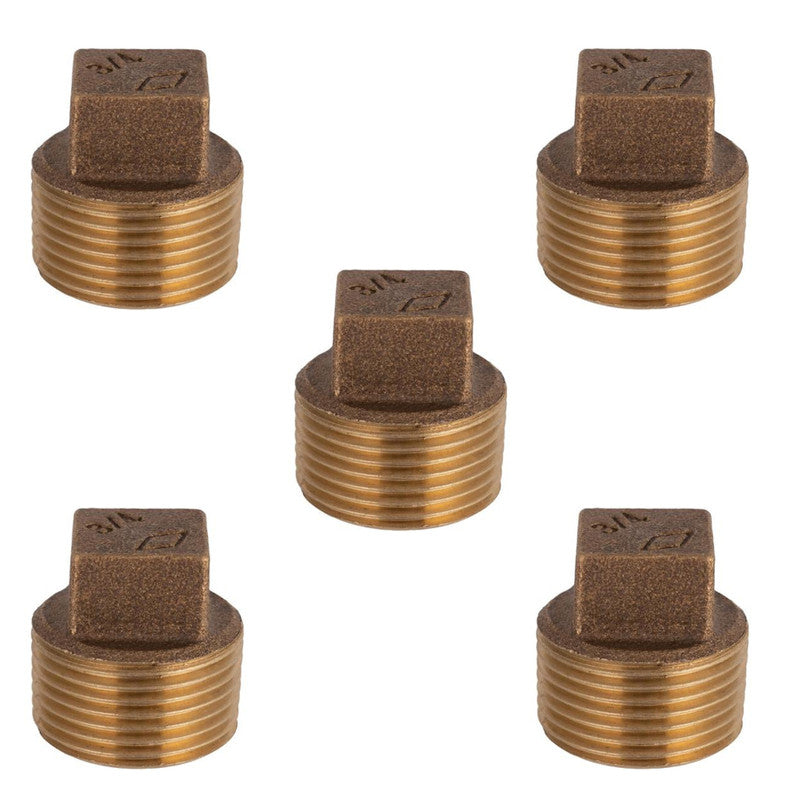 Tapa Tornillo Bronce He 3/4  Pack 2 Uni Mohican