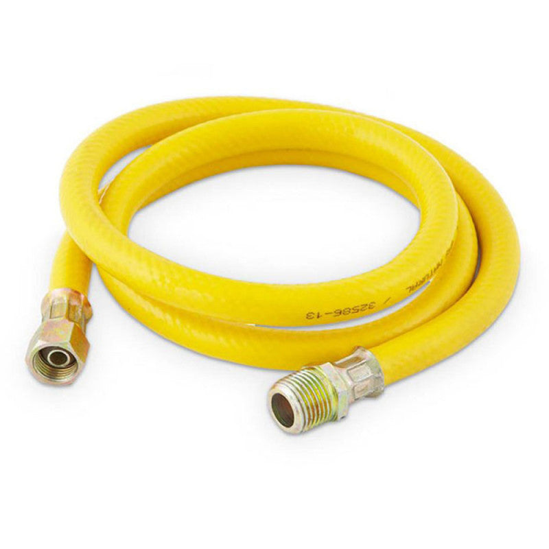 FLEXIBLE GAS PARA BALÓN 3/8"  HILO IZQ MANGUERA AMARILLA 1MT