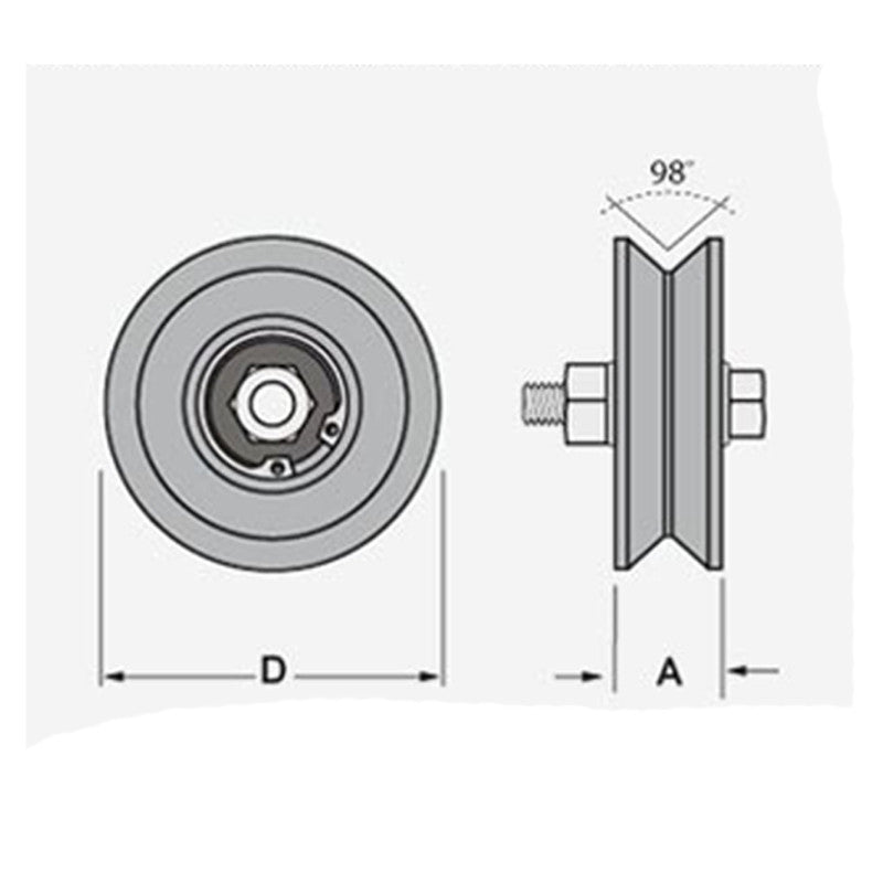 Rueda Al Piso 100 Mm 300 Kg Mohican