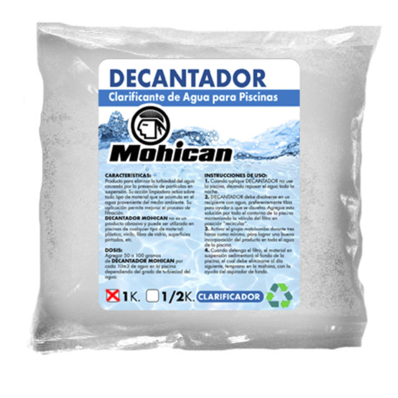 Decantador Para Piscina 1 Kg Mohican