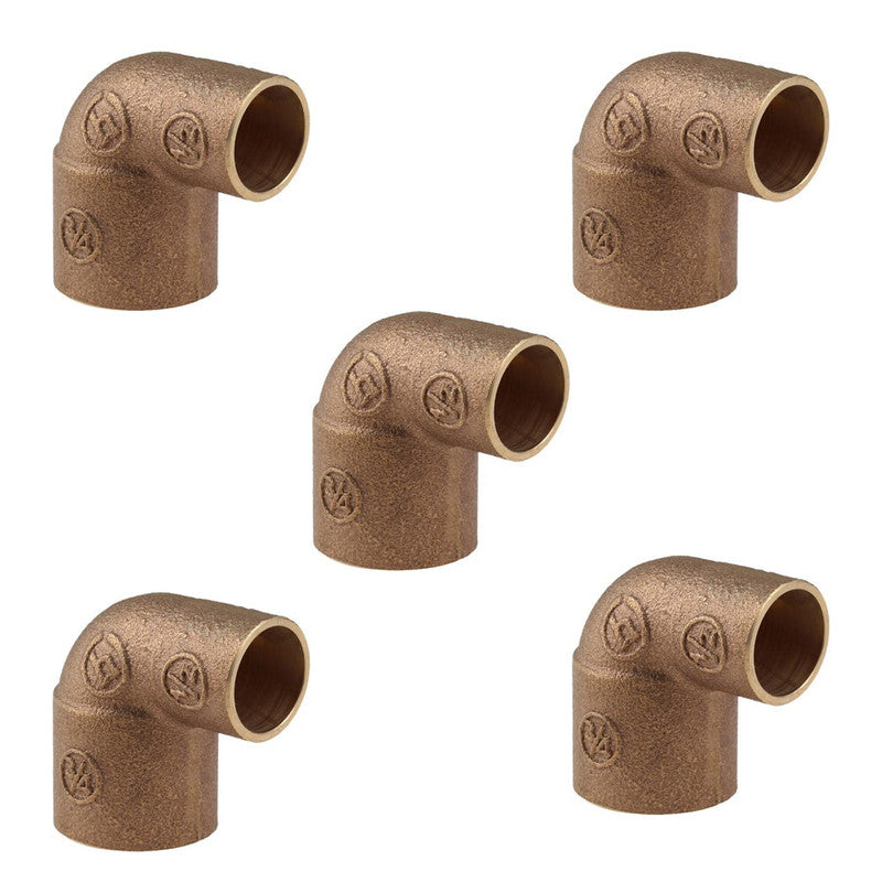 Codo Bronce So-so 3/4  X 1/2  Pack 3 Uni Mohican