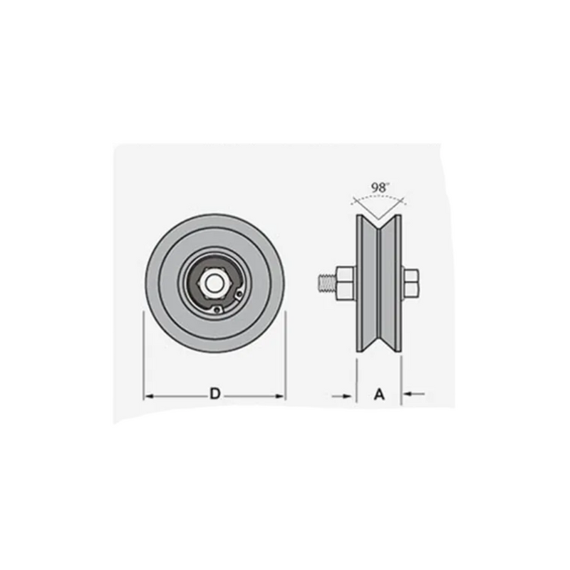 Rueda Al Piso 50 Mm 75 Kg