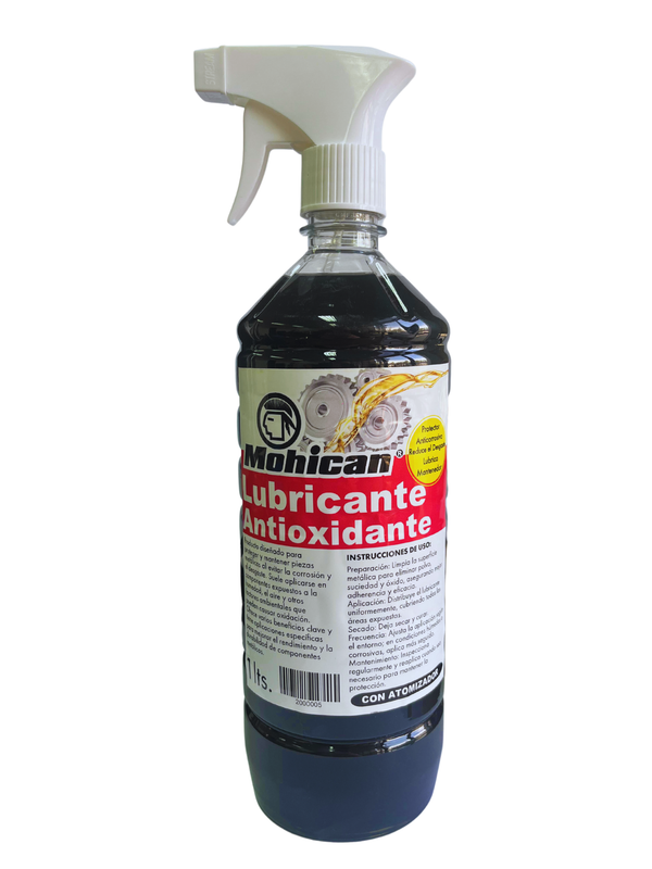 LUBRICANTE ANTIOXIDANTE MOHICAN CON ATOMIZADOR 1 LT MOHICAN