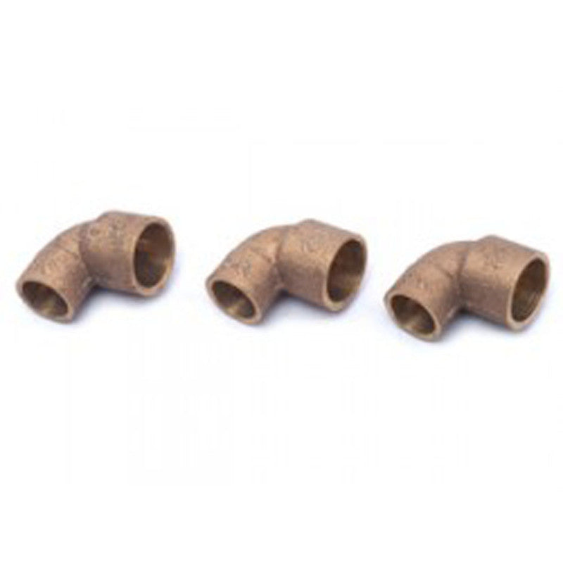 Codo Bronce So-so 3/4  X 1/2  Pack 3 Uni Mohican