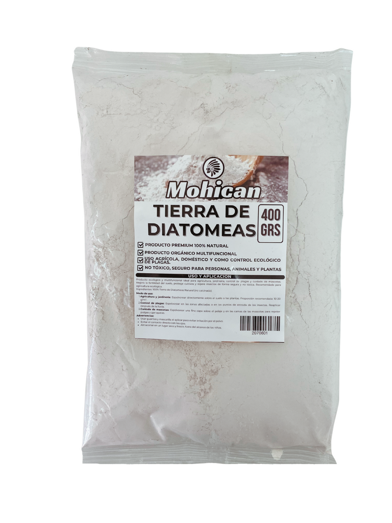 TIERRA DE DIATOMEAS MOHICAN BOLSA 400 GRS