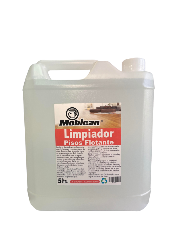 LIMPIADOR PISO FLOTANTE 5 LTS MOHICAN