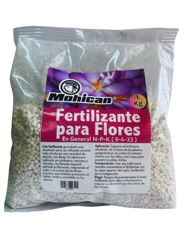 FERTILIZANTE PARA FLORES EN GENERAL BOLSA 1 KG MOHICAN