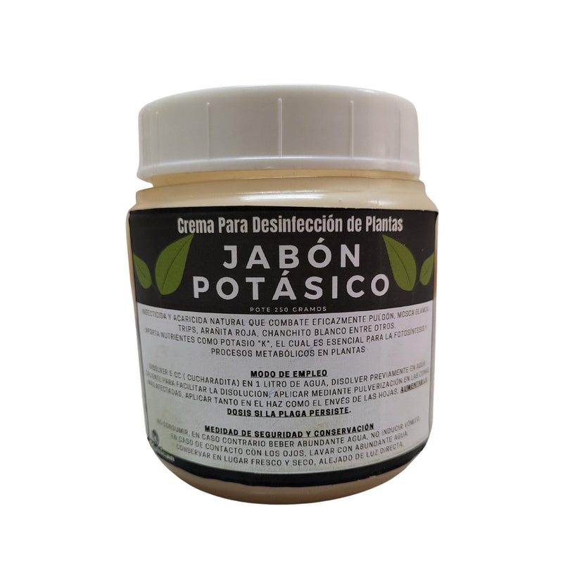 JABON POTÁSICO CREMA PARA DESINFECCIÓN DE PLANTAS 250 GRS