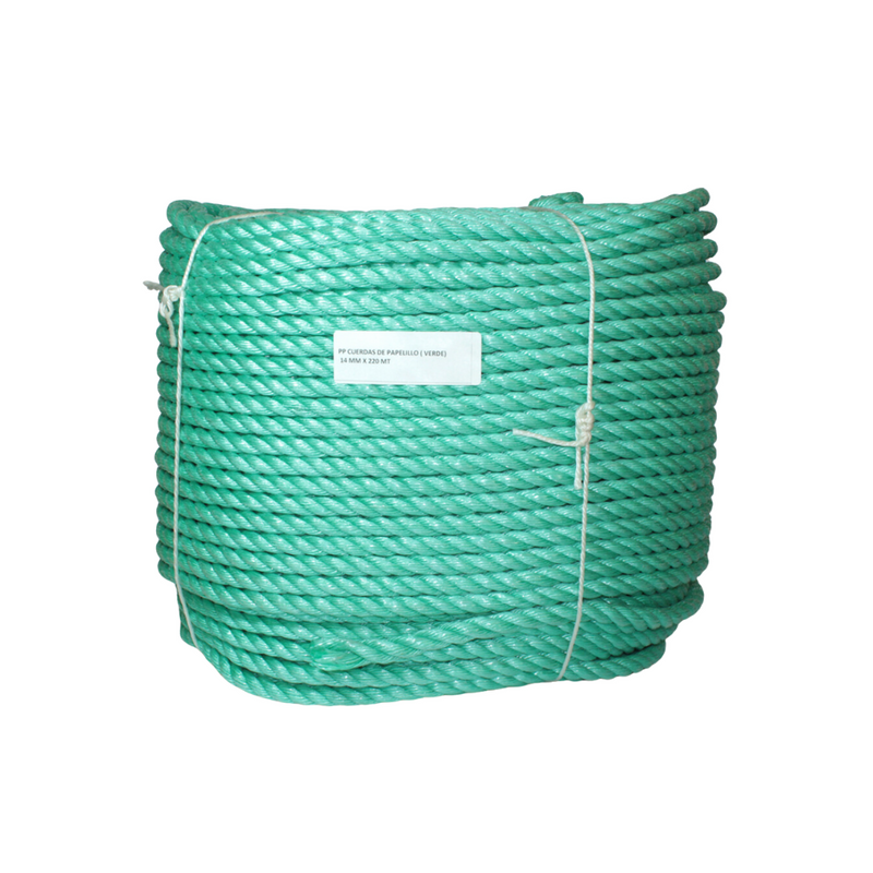 Cuerda De Papelillo Verde 14 Mm X 335 M Zarzartex